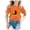Orange, variant on Shirts Kids Toddler Pumpkin Face Skeleton Cotton Tshirt Clothes (White, 4-5 Years)