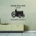 thumbnail image 2 of Work Will Win When Wishing Wont - Tractor Vinyl Wall Sticker Art Decal Girls Boys Kids Room Design Bedroom Nursery Kindergarten House Home Decor Wall Sticker Vinyl Decoration Size (30x40 inch), 2 of 3