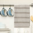 thumbnail image 2 of Unique Bargains Striped Kitchen Towels Soft Cotton Dish Towels for Kitchen 26 x 18 Inch Brown 2pk, 2 of 7