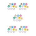 thumbnail image 1 of Becaristey 10x Cute Cartoon Pocket Mirror For Fun And Stylish Look Gift Clear Portable Makeup Mirror Random Color 5Set, 1 of 6