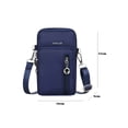thumbnail image 4 of Bolso Xtellar Bandolera Impermeable Multifuncional Casual Para Mujer Color Azul, 4 of 4
