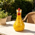 thumbnail image 5 of Handcrafted Long‑Neck Chicken Resin Flower Vase,Quirky Multicolored Rooster Tabletop Planter,Compact Decorative Ornament for Living‑Room Shelf Housewarming Holiday Gift, 5 of 5