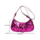 thumbnail image 5 of Bolsa De Hombro Bolsos de mensajero para mujer Cool Style Y2K Punk Bag Trendy Crossbody Bag (Rose Red) Likrtyny Para Estrenar, 5 of 9