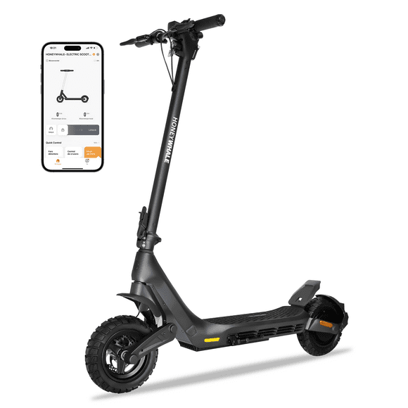 Scooter eléctrico Honey Whale T1 Negro