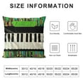 thumbnail image 5 of Nawypu  Personalized Piano Keyboard Throw Pillow Cover Throw Pillow Cover (NO Insert) - Decorative Throw Pillow Cover - Soft, 5 of 5