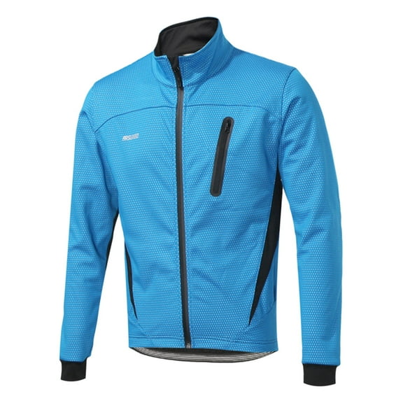Men's Windproof Jacket Winter Cycling Soft Warm Outdoor Active Sports Top