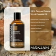 thumbnail image 5 of MAYJAM 30mL Pure Therapeutic Grade Myrrh Essential Oils for Skin, Diffuser & Candle Making Healthy Care, 5 of 7