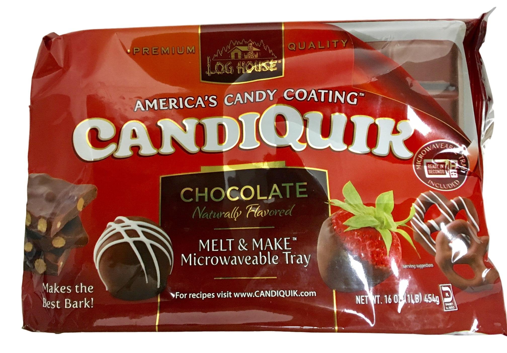  Log House Candiquik All Natural Vanilla Coating - 16 oz :  Gourmet Seasoned Coatings : Health & Household