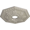 thumbnail image 3 of Ekena Millwork 18"OD x 3 1/2"ID x 1 1/2"P Nottingham Ceiling Medallion (Fits Canopies up to 4 5/8"), Hand-Painted Pearl White, 3 of 5