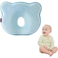 thumbnail image 1 of Baby Head Shaping Pillow, 3d Memory Foam Infant Pillow Newborn Pillow Flat Head Shaping Pillow, 1 of 5