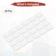 thumbnail image 4 of Uxcell 24PCS Bandas de sudor deportivas, muñequeras de algodón absorbentes de sudor para entrenamiento/baloncesto/correr [Blanco, 5cm de ancho], 4 of 7