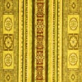 thumbnail image 1 of Ahgly Company Indoor Square Oriental Yellow Modern Area Rugs, 7' Square, 1 of 4