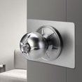 thumbnail image 1 of SHIQI-Door Reinforcement Plate, Door Lock Repair Plate, Stainless Steel Door Knobs Fixing Plate Bracket - Fix and Repair Locks on Doors - Easy Install - Prevent Door Lock Loose or Wobbly - (2 Pcs), 1 of 4