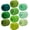 10 Color (Cool Colors), variant on 15 Colors Felting Wool, Wool Yarn Roving, Spinning Wool Roving for Needle Felting, DIY Hand Spinning, Needle Felting Wool Craft, 3g/Color