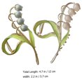 thumbnail image 2 of 2 Pcs Pinces à Mâchoires Tulipes Fleur Accessoires pour Cheveux, 2 of 8