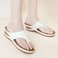 thumbnail image 4 of Ablanczoom Sandals Womens Flip Flops Non-Slip Comfortable Massage Insole Wedge Shoes, 4 of 6