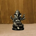 thumbnail image 6 of CoudarTitie Lord Ganesha Statue Resin Buddha Sculpture for Living Room Gifts Centerpiece Bronze 4.7x4.2x6cm, 6 of 9