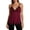 Wine, variant on Summer Punk Striped Color-Block Lace Trim Spaghetti Strap Tank Tops for Women Sleeveless Deep V-Neck Y2k Camisole 2000s Retro Style Vacation Travel Wear Pink M