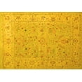 thumbnail image 1 of Ahgly Company Indoor Rectangle Oriental Yellow Traditional Area Rugs, 7' x 10', 1 of 4