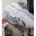 thumbnail image 3 of Signature Design by Ashley Wrenlane Accent Table in Black, White, and Taupe Natural Marble, 3 of 5