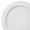 Verona Plain White, variant on " OCCASIONS " 50 Plates Pack (25 Guests)-Vintage Wedding Party Disposable Plastic Plate Set -25 x 10'' Dinner + 25 x 7.5'' Salad/Dessert plates (Verona Plain White)
