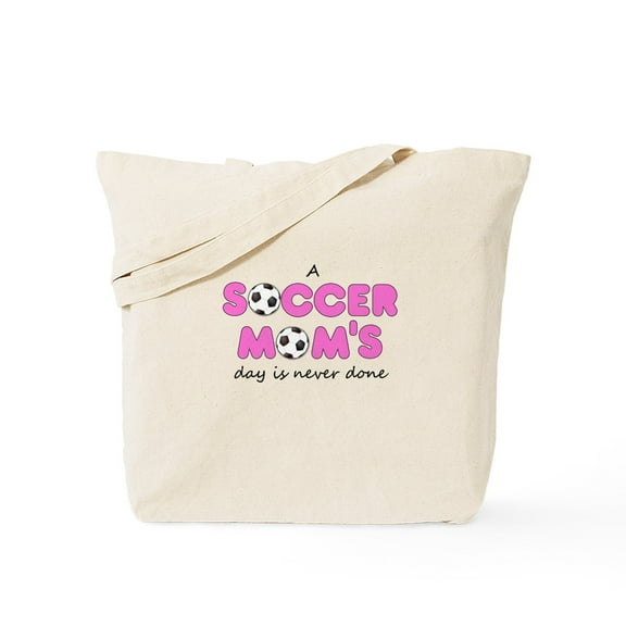 CafePress - A Soccer Mom's Day Tote Bag - Unisex Canvas Tote Bag, Beige, 1-Piece