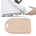 thumbnail image 1 of Sliding Countertop Appliance Rolling Tray Solid Wood Ergonomic Design Coffee Pot Slider Tray for Kitchen, 1 of 7