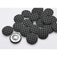 thumbnail image 2 of Soimoi Black Rayon Fabric Geometric Check Fabric Prints By Yard 42 Inch Wide, 2 of 3
