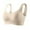 Khaki, variant on Bras for Women Plus Size Front Closure Full Coverage No Underwire Bras for Seniors Comfort Wireless Front Close Push up Bras with Back Support Lace Sleeping Everyday Bras