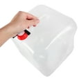 thumbnail image 5 of GOOHOCHY Transparent PE Water Jug 10L Portable Water Storage Container for Camping Outdoor Water Bucket for Hiking Fishing Emergency, 5 of 8