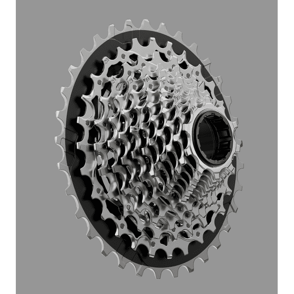 SRAM Force XG-1270 Cassette - 12-Speed, 10-33t, Silver, For XDR Driver Body, E1