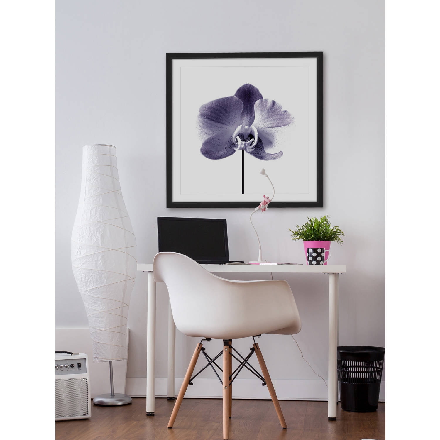 Marmont Hill "Smiling Iris" by Katarina Snygg Framed Painting Print