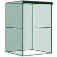 thumbnail image 2 of Outsunny 4' x 4' Walk-in Crop Cage, Plant Protectors with Door, Dark Green, 2 of 9