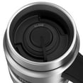 thumbnail image 4 of Thermos Stainless King Vacuum-Insulated Travel Mug with Handle - 16oz, Stainless Steel - Thermos Tumbler for Hot & Cold Drinks - Leak & Sweat-Proof Stainless Steel Coffee Mug with Lid for Commuting, 4 of 4