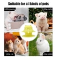 thumbnail image 6 of Moocorvic 7.8 Oz Puppy Milk Feeder Nursing Station,Dispenser Food Grade Silicone with 4 Dummy Nipples for Newborn Puppies,Rabbits,Kittens,Yellow, 6 of 6