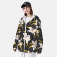 thumbnail image 3 of Lsque Lilies Flowers UPF 50+ Lightweight Sun Protection Men's Women's Long Sleeve Shirt, Hoodie Performance -XX-Large, 3 of 9