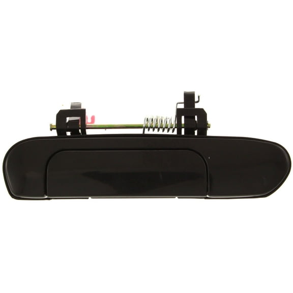Exterior Door Handle Compatible with 1998-2001 Nissan Altima Front or Rear, Passenger Side Smooth Black