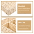 thumbnail image 2 of Decorative Storage Basket Woven Storage Basket for Cosmetics Coffee Tea Bags, 2 of 6