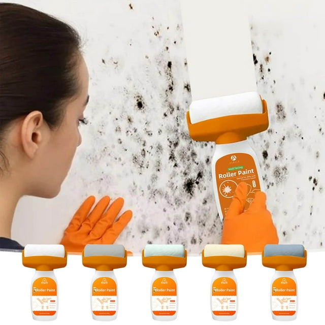Vaidha Roller Brush For Wall Repairs 2 In 1 Wall Repair Roller Brush With Wall Repair Paste Paint Roller For Wall Repairs Paint Roller Tool For Wall Repairs