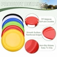 thumbnail image 3 of Uxcell Soft Flying Disc, Sports Flying Discs All Ages Outdoor Flying Disc Training Playing Lightweight Durable 6 Pcs & 9" & Red-Fitting For(Beach/Backyard/Lawn/Park), 3 of 6