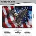 thumbnail image 7 of HUISEFOR Car Trunk Mat, Universal Car Trunk Mat 29" x 39", American Flag Bald Eagle Cargo Mat Rear Trunk Liner Scratchproof Non-Slip Universal Fit for Most Vehicle, 7 of 7