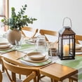 thumbnail image 6 of Sage Green Gray Round 15 Inch Placemats Set of 6, Neutral Abstract White Ombre Texture HeatResistant Non Slip Place Mats for Dining Table, Wipeable Braided Kitchen Table Mats for Housewarming, 6 of 9