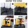 thumbnail image 2 of Adjustable Luggage Straps Nylon Travel Bag Strap Black Travel Bag Bungee Elastic Strap Belt with Side Release Buckl for Add a Bag Luggage Suitcase Travel Accessories, 2 of 8