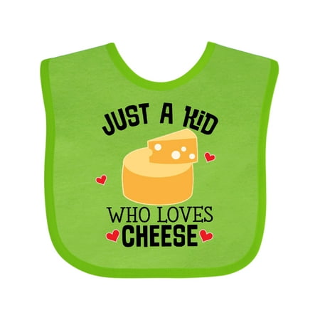 

Inktastic Cheese Lover Kids Outfit Gift Baby Boy or Baby Girl Bib