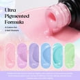 thumbnail image 3 of Set de esmaltes de uñas Beetles Shimmer Gel, 6 colores, 7,5 ml, con pegatinas, 3 of 7