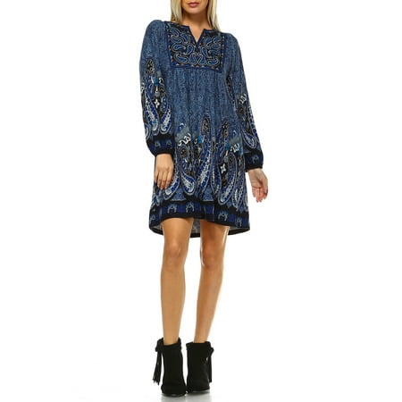 - Women's Apolline Embroidered Sweater Dress