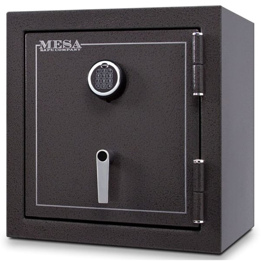 Mesa Safe MBF2020E Fire Resistant Security Safe with Electronic Lock, Hammered Grey