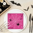 thumbnail image 6 of Hxlamzoo 20Pcs Halloween Spiderweb Napkins - Pink Paper Towels for Spooky Party Decorations, Festive Tableware & Unique Halloween Supplies, 6 of 6