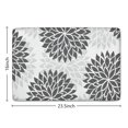 thumbnail image 5 of Gray Floral Pattern Flannel Non Slip Door Rugs,Washable Door Mats Indoor,Decorative Door Mats,Dirt-Resistant and Absorbent Doormat for Entrance,Bedroom,Kitchen,Bathroom,23.5x16in(60x40cm), 5 of 5