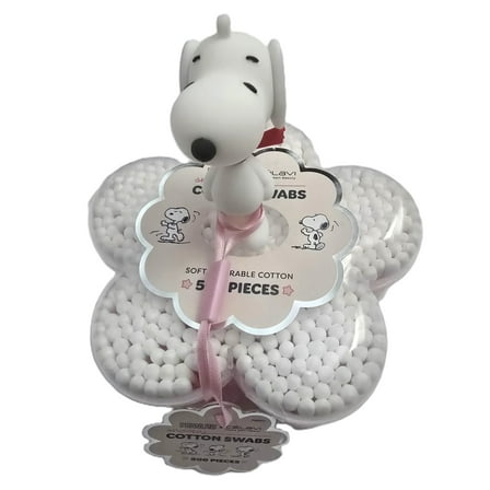 Celavi X Peanuts Snoopy 500Pc Cotton Swabs with case